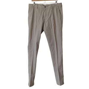 Spoke Mens Pants Build B Heroes Chino Size 36x36 Flat Front Tan Khaki Beige EUC